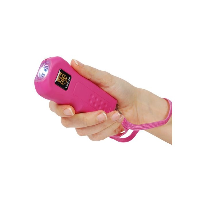 Trigger Stun Gun Flashlight - Pink
