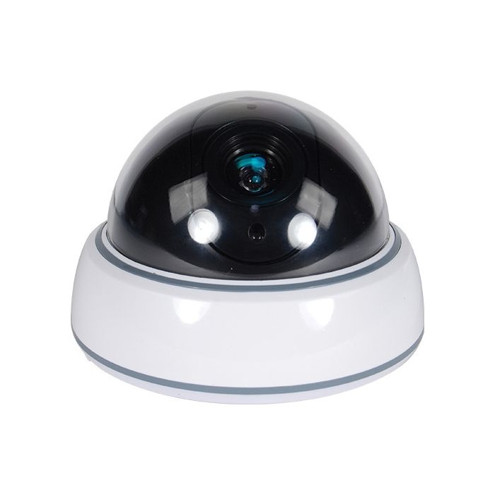 Dummy Dome Camera With Led And White Body