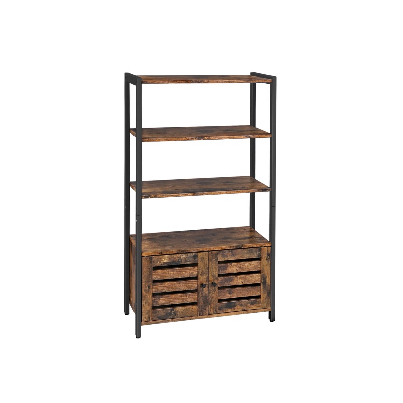 Industrial Rustic Brown Free Standing Storage Cabinet