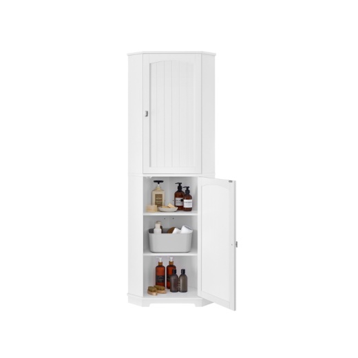 Bathroom Storage Cabinet with 4 Adjustable Shelves