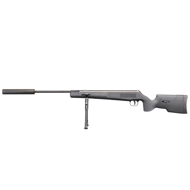 Snowpeak Black Sr1250s Break Barrel 5.5Mm Caliber Air Rifle Gun With Plastic Body