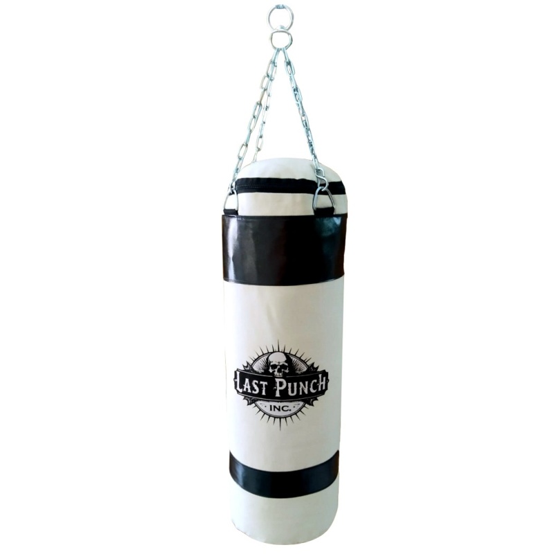 Last Punch Inc Heavy Duty Black Training & Fitness Unfilled Canvas Punching Bag With Chain