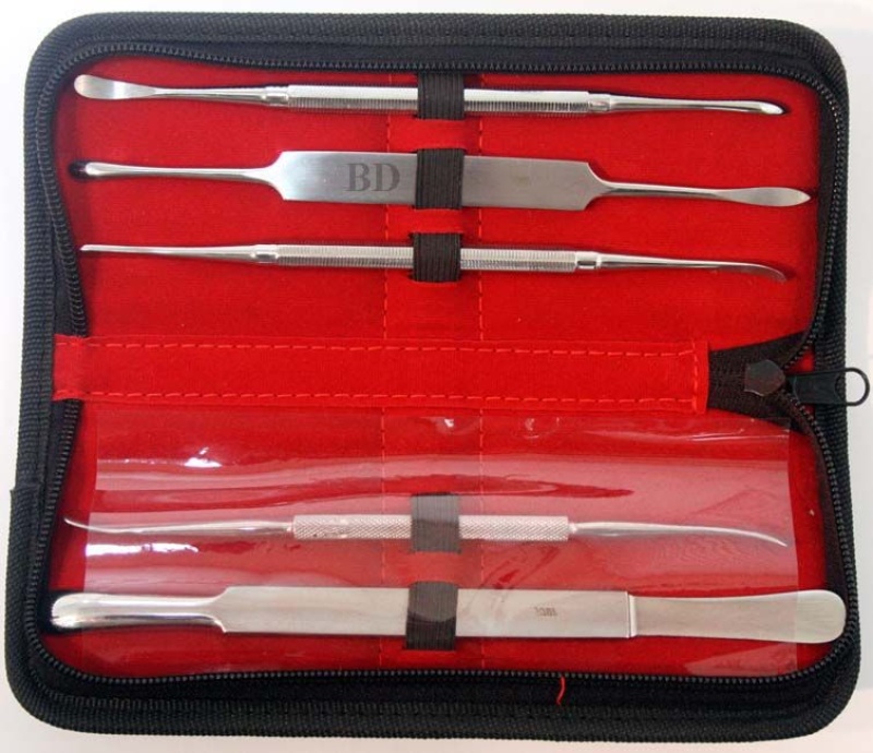 5-Piece Periosteal Dental Micro Elevator Set