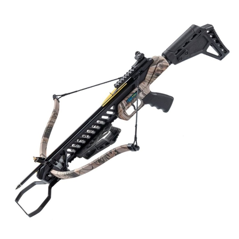 175Lbs Hound Recurve 255 Fps Crossbow Kit W/ Scope & 2 Arrows