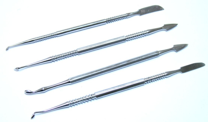 New (4Pc) 6" Stainless Steel Probe Wax Carver Set Sharp Tools Good Quality