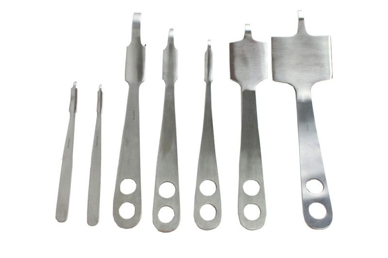 Hohmann Retractor Bone Elevator Orthopedic Medical Surgical Instruments 7 Pc Set