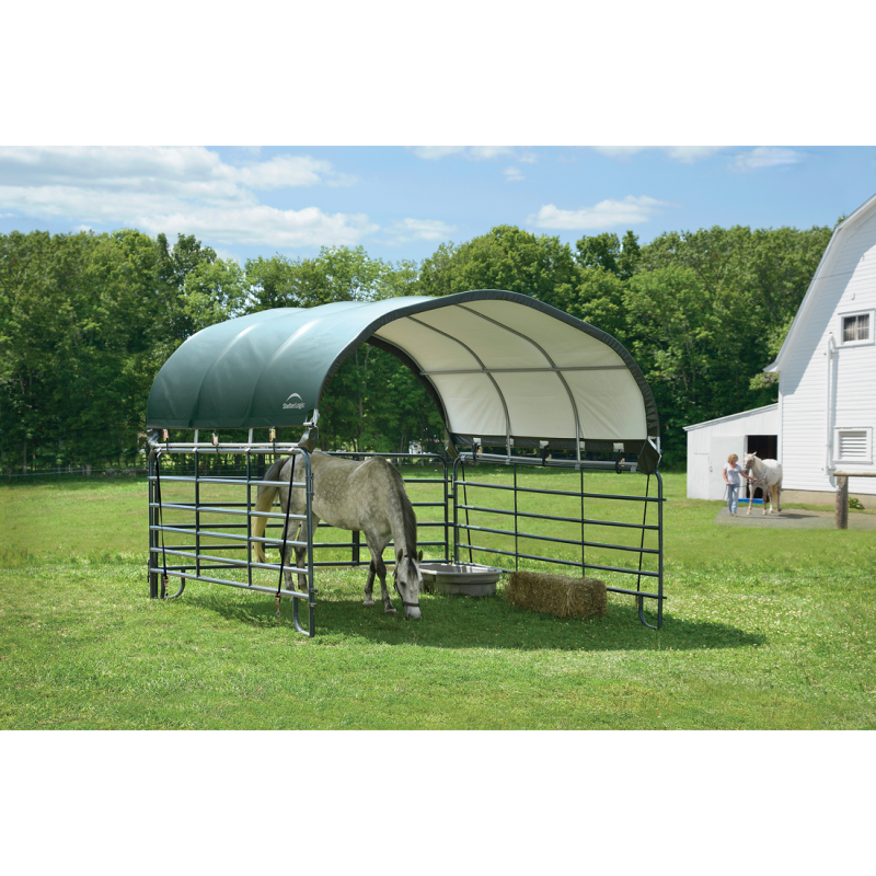 Corral Shelter, Powder Coated 12 Ft. X 12 Ft