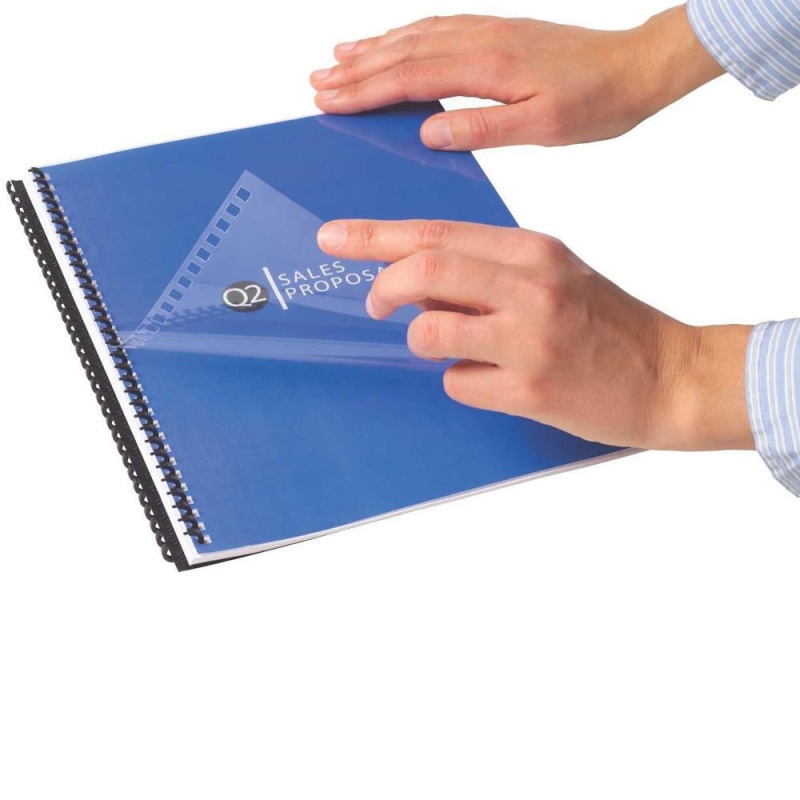Gbc® Clear View Binding Covers, 100 / Pack Letter, With Rounded Corners