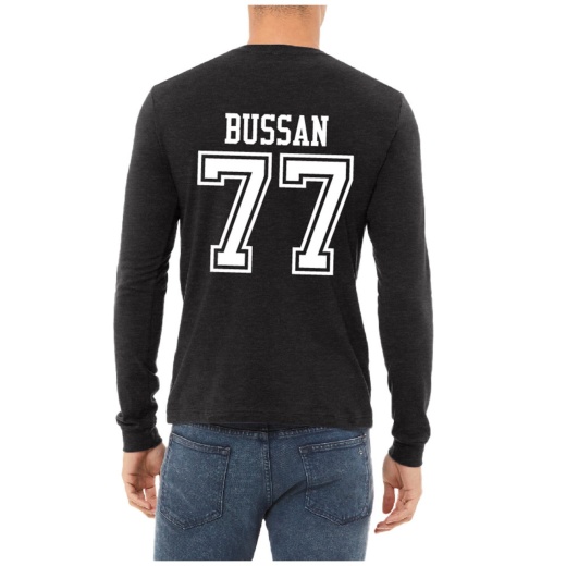 #77 Mark Bussan Nd Football Sport Adult Long Sleeve