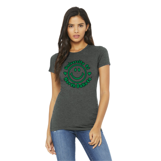 Women's Slim Fit Und Smiles Tee