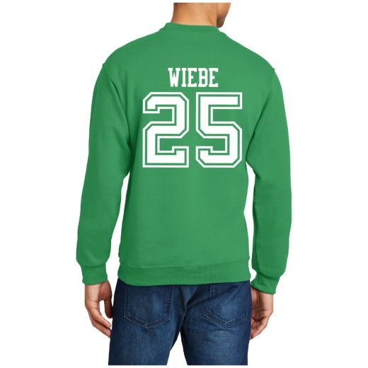 #25 Abram Wiebe Nd Hockey Sport Adult Crew