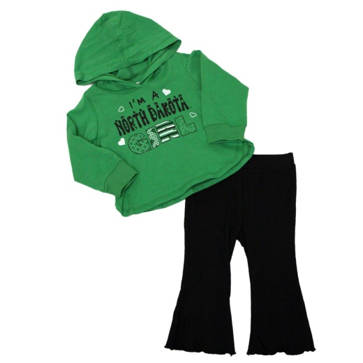 Infant I'm A North Dakota Girl Set