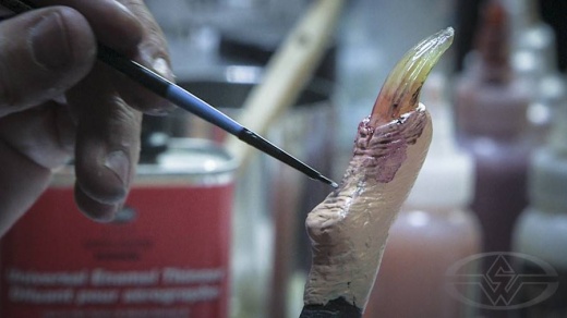 Painting Prosthetic Makeup Appliances - Foam Latex & Silicone Fuller Dvd