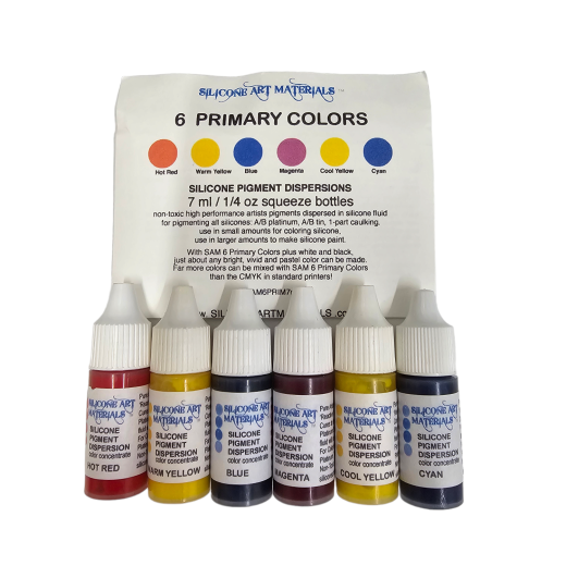 Sam Silicone Dispersion Primary 7Ml 6Pc Set