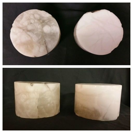 White Alabaster Cylinder #221023