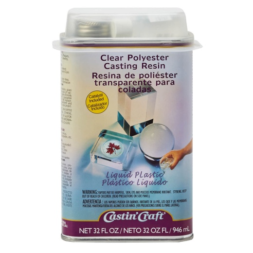 Clear Polyester Casting Resin - S40 Gallon Kit