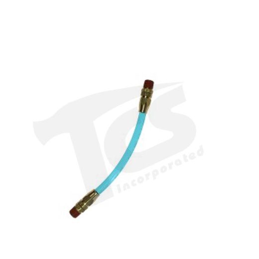 Coilhose 12'' Whip Poly Pigtail, 1/4'' MPT x MPT Swivel (Ball Type) PP0412S