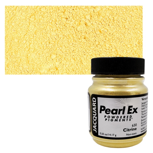 Jacquard Pearl Ex #630 .5Oz Citrine Powdered Pigment