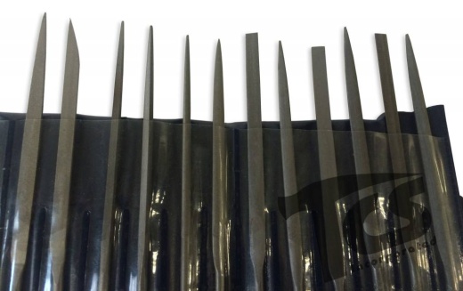 Small Steel Needle File Set Fine 12Pc