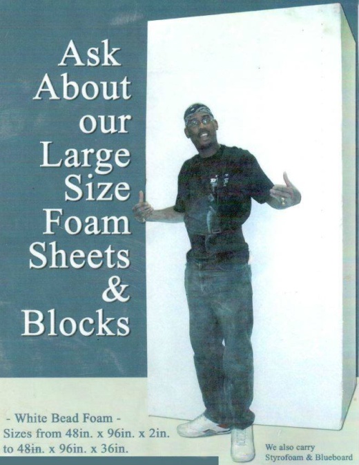 White Bead Eps Foam Large Blocks | Just Sculpt