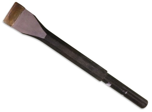 Steel Pneumatic Wood Carving Flat Chisel 1-1/8'' (1/2" Shank)