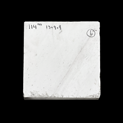 Sivec - Macedonian White Marble 13X9x9 112Lbs