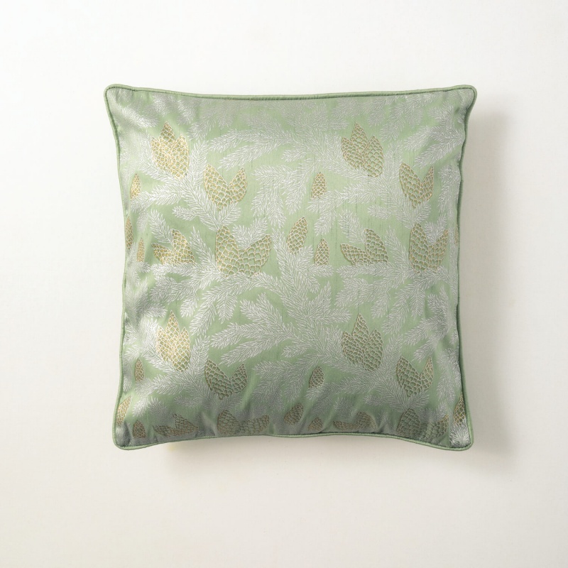 Glittery Accent Sage Pillow