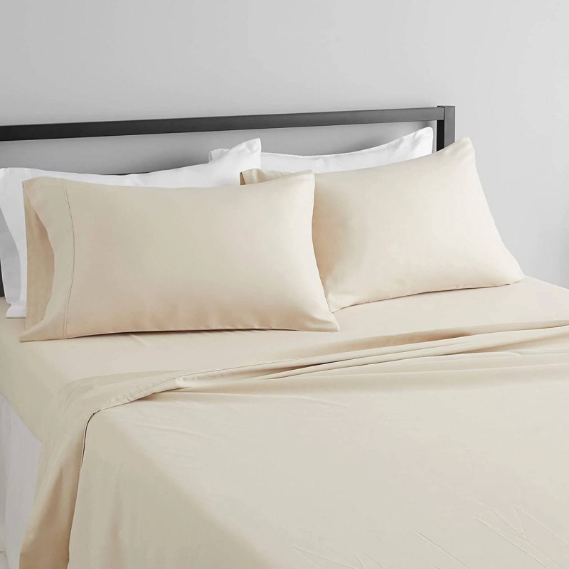 Queen Ivory 100-Percent Egyptian Cotton Sheet Set