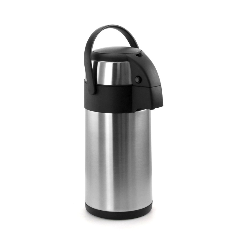 Megachef 3.17 Quart Stainless Steel Airpot Hot Water Dispenser For Coffee And Tea