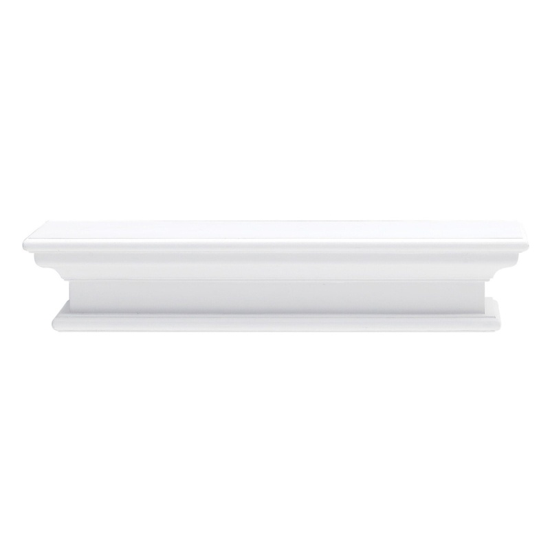 Classic White Floating Wall Shelf