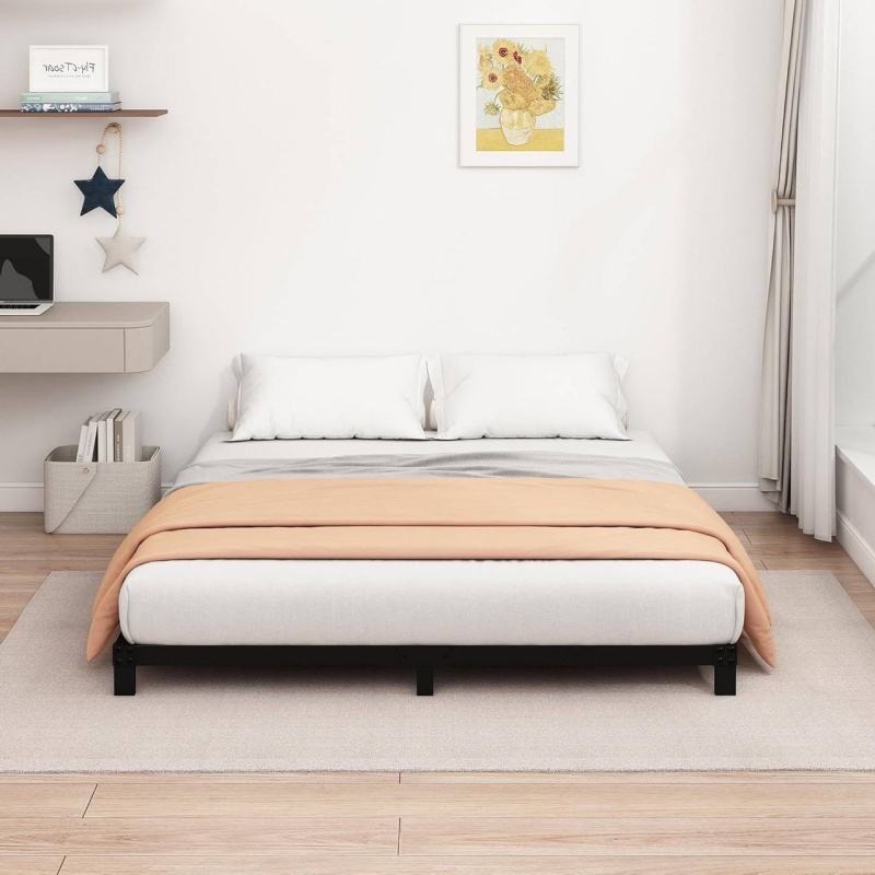 King Size 5-Inch Heavy Duty Metal Bed Frame With 3,000 Lb. Weight Capacity