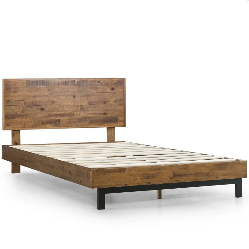 Full Size Solid Wood Modern Platform Bed Frame