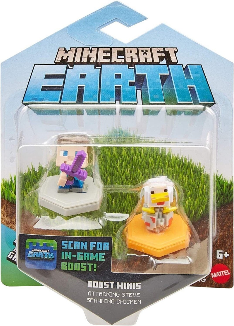 Minecraft Mini Figure 2-Pack Steve & Chicken