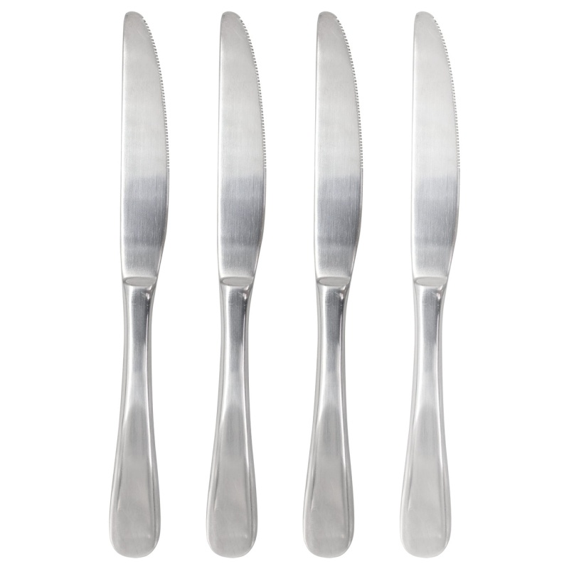 Gibson Home Manchester 4 Piece Stainless Steel Dinner Knife Set
