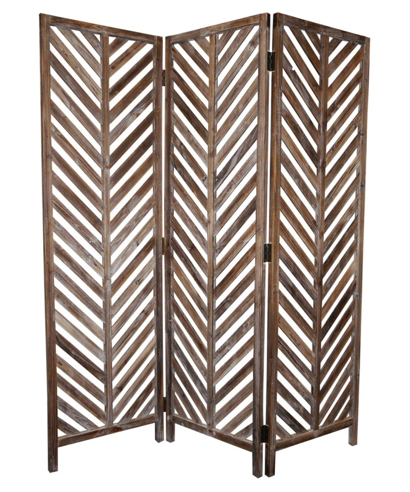 63 X 72 Brown Wood Screen