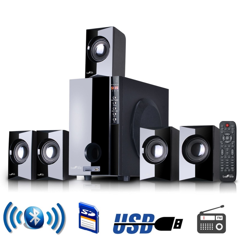 Befree Sound 5.1 Channel Surround Sound Bluetoot Speaker System