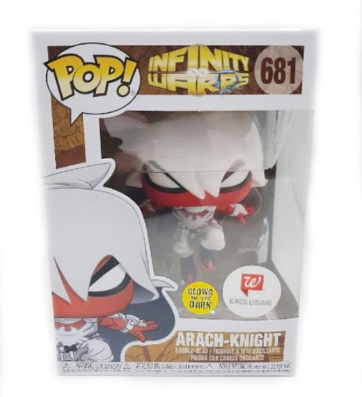 Marvel Funko Arach-Knight 681: Exclusive Limited-Edition Glow in the Dark Figure