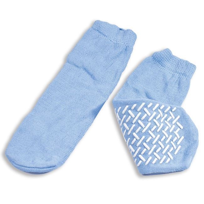 Slipper Socks 3Xl Light Blue 48/Cs