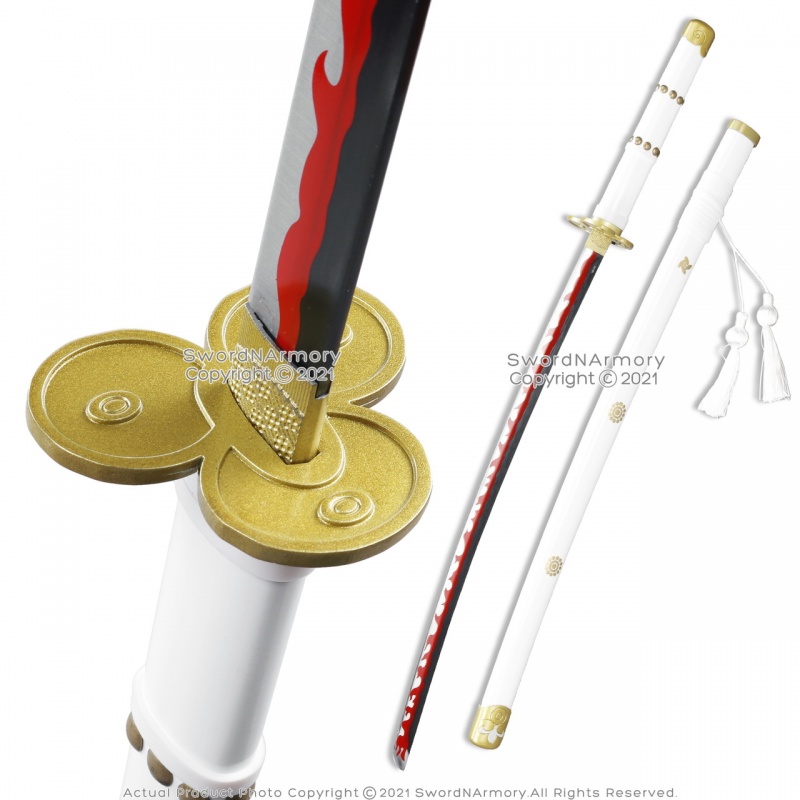 40" Ame No Habakiri One Pirate Piece Steel Katana Samurai Sword Cosplay Anime