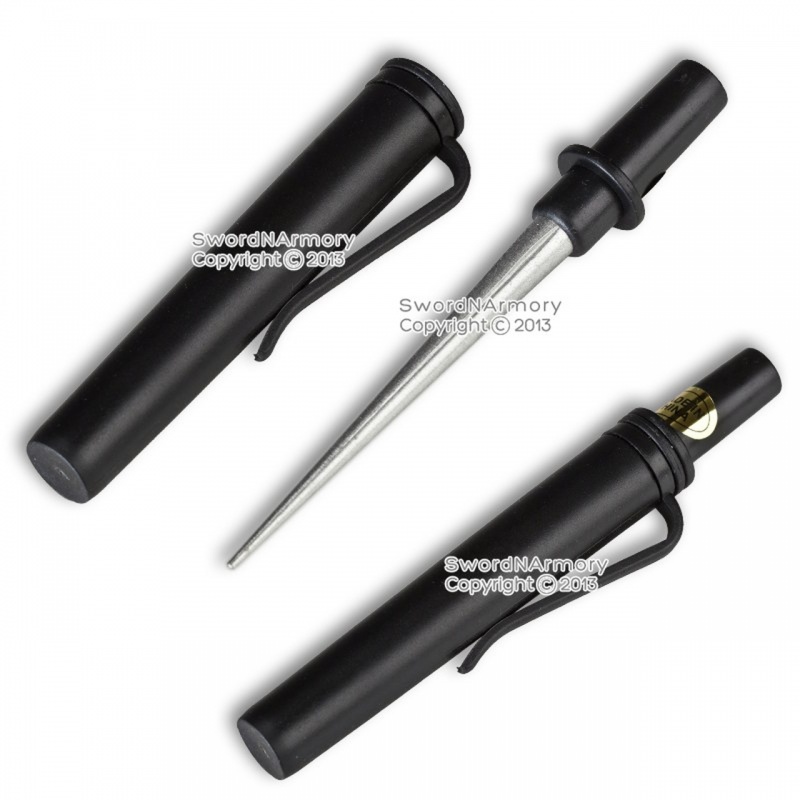 Diamond Dust Sharpening Rod Sharpener For Serrated Knife Scissor Fishing Hook