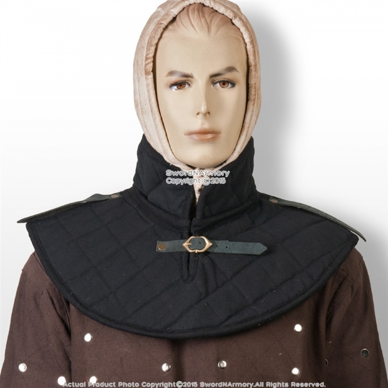 Cotton-Padded Aventail Collar Neck Protector