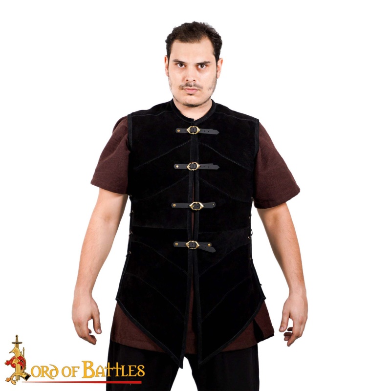 Pirate Of The Seven Seas Suede Leather Jacket