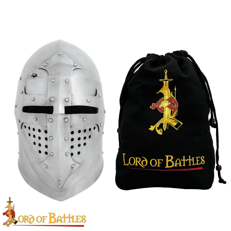 Guiron The Courteous 14th Century Knightly Visored Bascinet