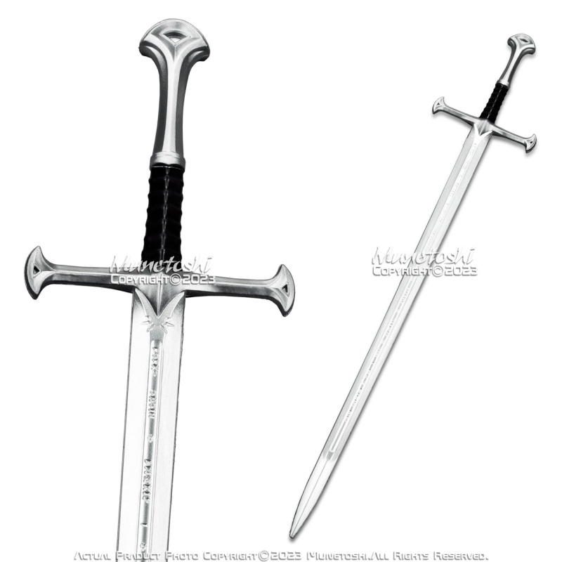 41" Foam Anduril Long Sword Aragorn King Rings Fantasy Medieval Cosplay Costume