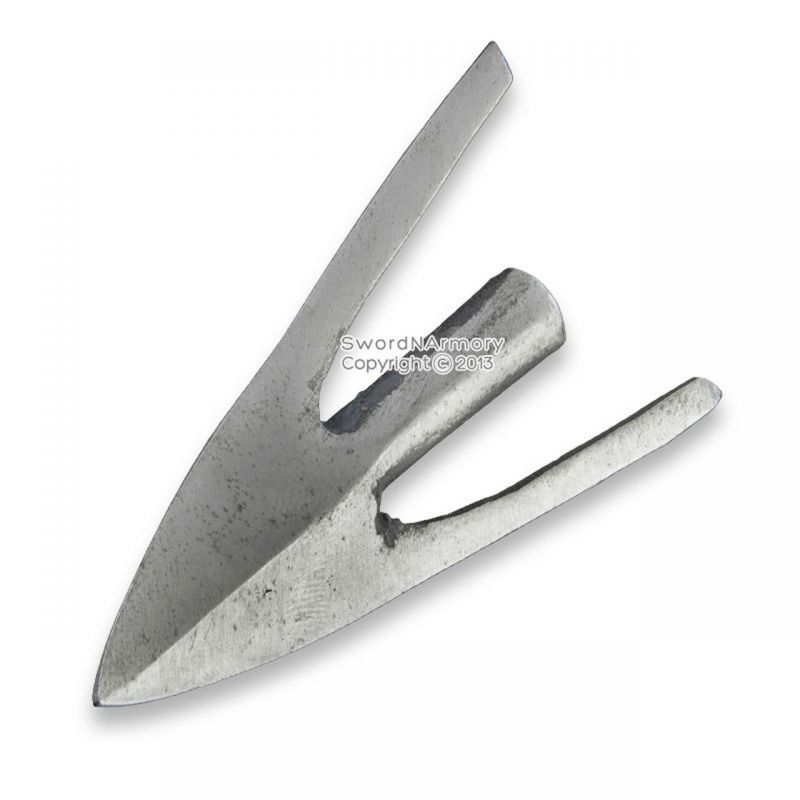 Medieval Broad Tail Steel Arrowhead