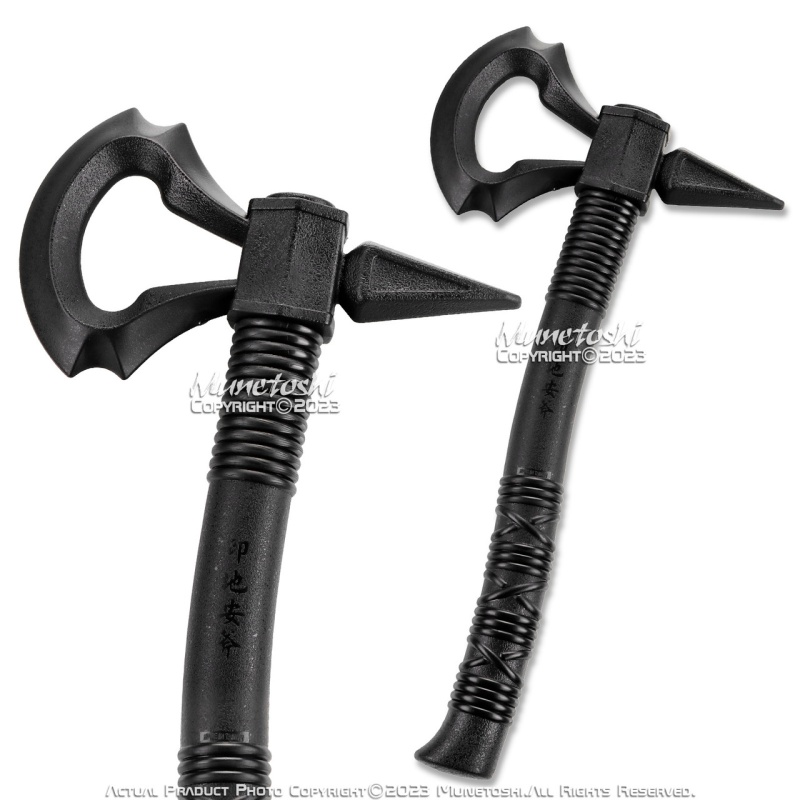 Black Polypropylene Axes Assassin Viking Tomahawk Theater Cosplay Prop 77