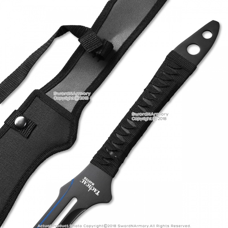 27 Tactical Master Machete Full Tang Blade Urban Ninja Sword Wsheath 0181