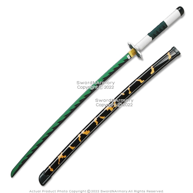 40" Abs Plastic Sanemi Shinazugawa Nichirin Katana Samurai Sword Demon