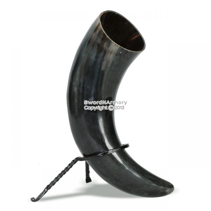 Medieval Renaissance Viking Natural Drinking Cow Horn Reenactment Feast Larp