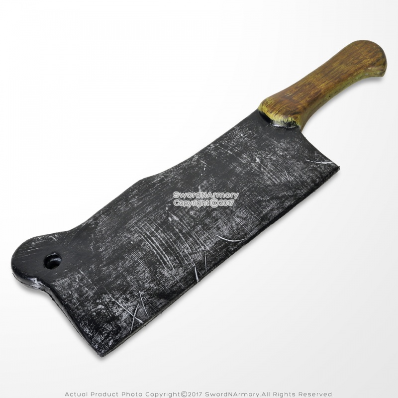 Foam Cleaver Knife Funhouse Butcher Shop Meat Larp Cosplay Weapon ...